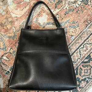 Matt & Nat Leather Black Crossbody Bag